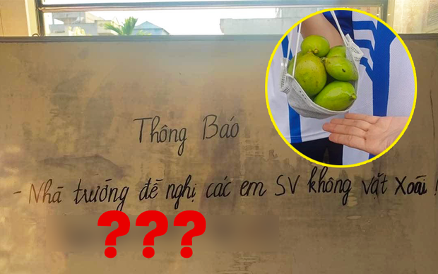 Biển báo đầy bất lực của nhà trường. Biển báo đầy bất lực của nhà trường.