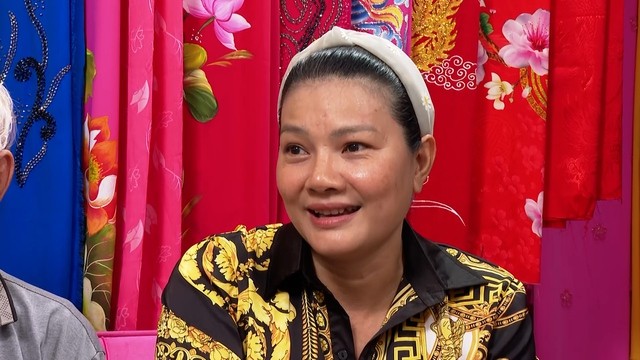 Kiều Trinh trong chương trình Gõ cửa thăm nhà. Kiều Trinh trong chương trình Gõ cửa thăm nhà.
