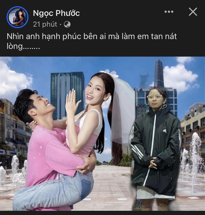 Diễn viên Ngọc Phước cũng góp vui Diễn viên Ngọc Phước cũng góp vui