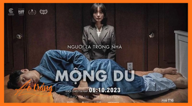 Poster phim "Mộng Du" thể hiện cuộc sống trở nên đảo lộn khi cả 2 vợ chồng đều mắc các chứng bệnh về giấc ngủ. Poster phim "Mộng Du" thể hiện cuộc sống trở nên đảo lộn khi cả 2 vợ chồng đều mắc các chứng bệnh về giấc ngủ.