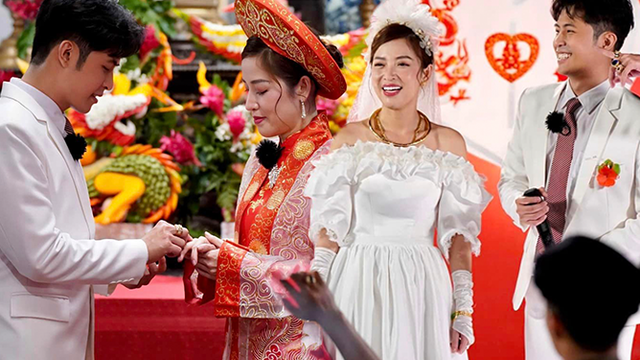 Đám cưới giả của Puka và Gin Tuấn Kiệt trong một gameshow. Đám cưới giả của Puka và Gin Tuấn Kiệt trong một gameshow.
