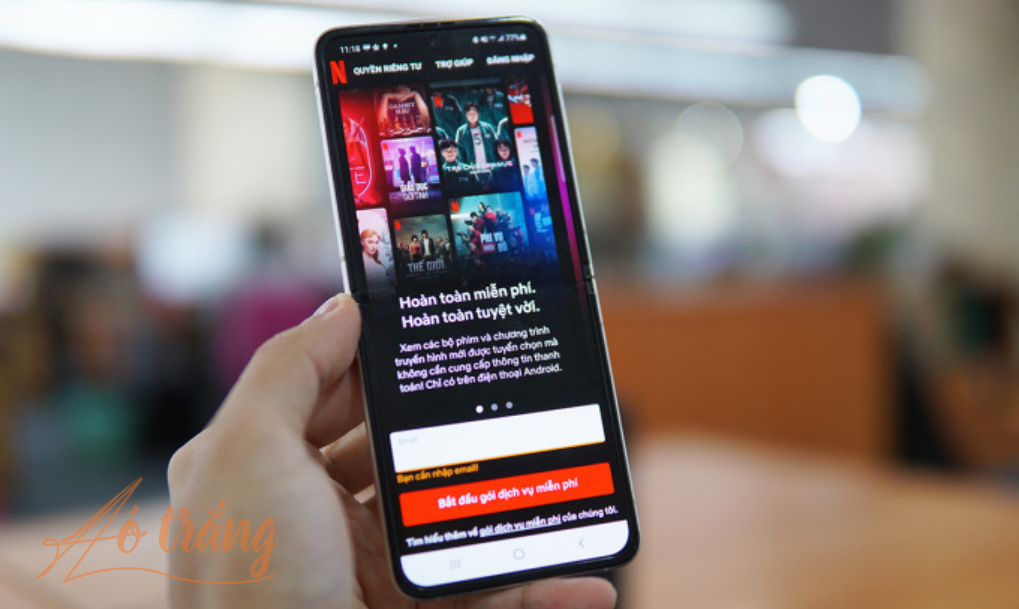 Gói miễn phí được Netflix cung cấp tại Việt Nam từ tháng 11/2021 trên điện thoại Android. Gói miễn phí được Netflix cung cấp tại Việt Nam từ tháng 11/2021 trên điện thoại Android.