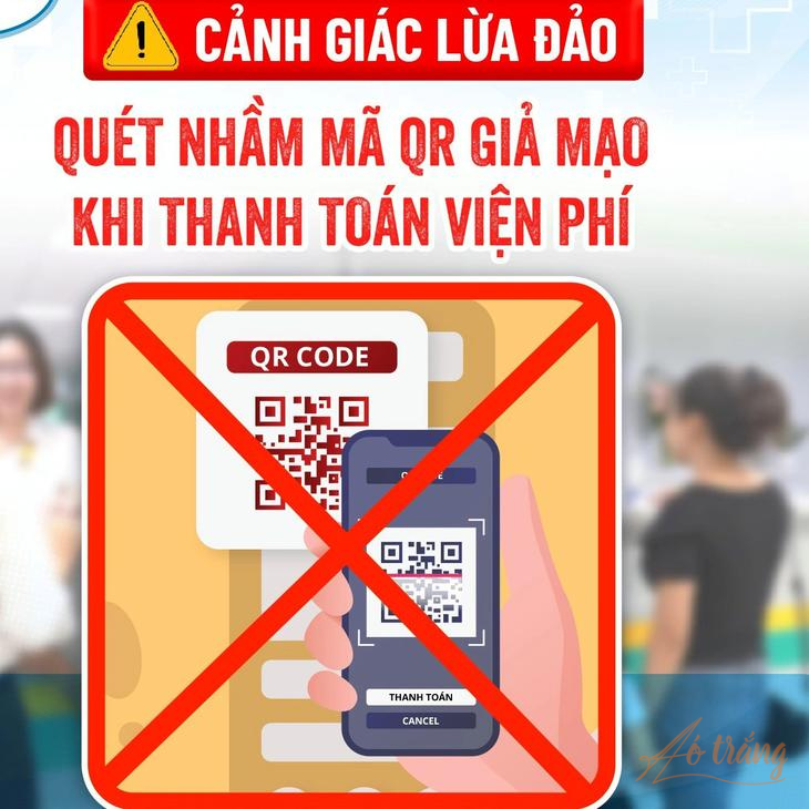 Bệnh viện Nhi trung ương cảnh báo một số mã QR giả mạo được dán tại bệnh viện Bệnh viện Nhi trung ương cảnh báo một số mã QR giả mạo được dán tại bệnh viện