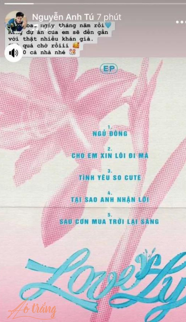 Anh Tú công khai kêu gọi ủng hộ album mới của LyLy sau khi nữ ca sĩ đăng clip xin lỗi "người yêu" Anh Tú công khai kêu gọi ủng hộ album mới của LyLy sau khi nữ ca sĩ đăng clip xin lỗi "người yêu"