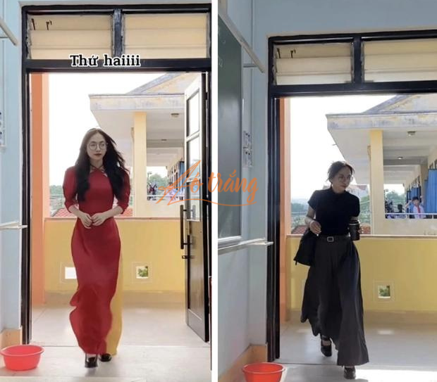 Cô giáo Ánh Dương từng gây bão TikTok vì style đi dạy Cô giáo Ánh Dương từng gây bão TikTok vì style đi dạy