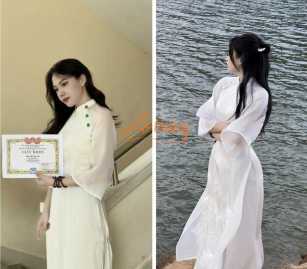 Cô giáo này còn có nguyên một BST áo dài đi dạy Cô giáo này còn có nguyên một BST áo dài đi dạy