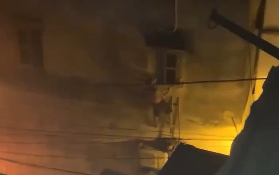 Hiện trường vụ cháy 14 người chết ở Hà Nội. Ảnh CTV