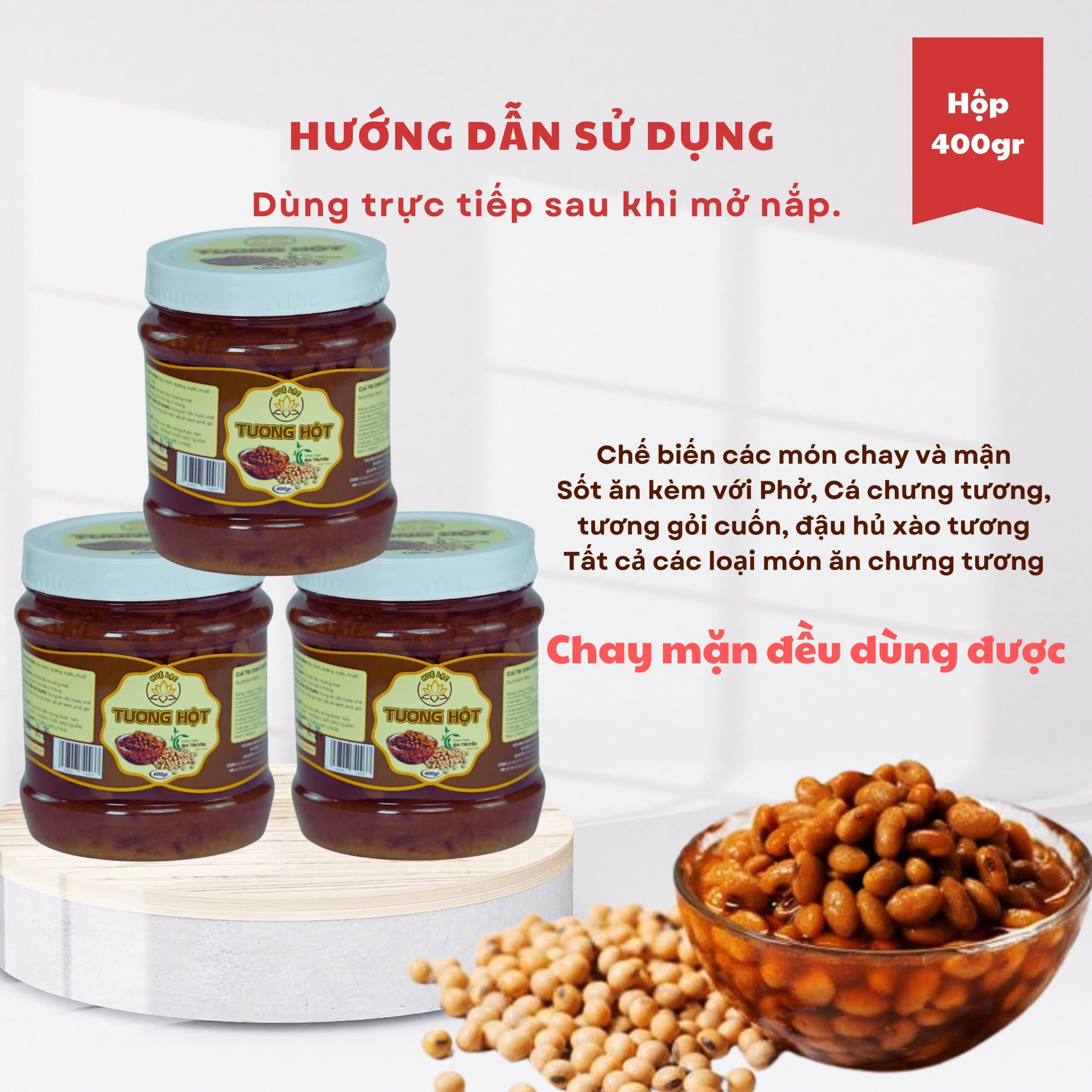 Tương Huệ Lạc – gia vị thơm ngon mùa ăn chay