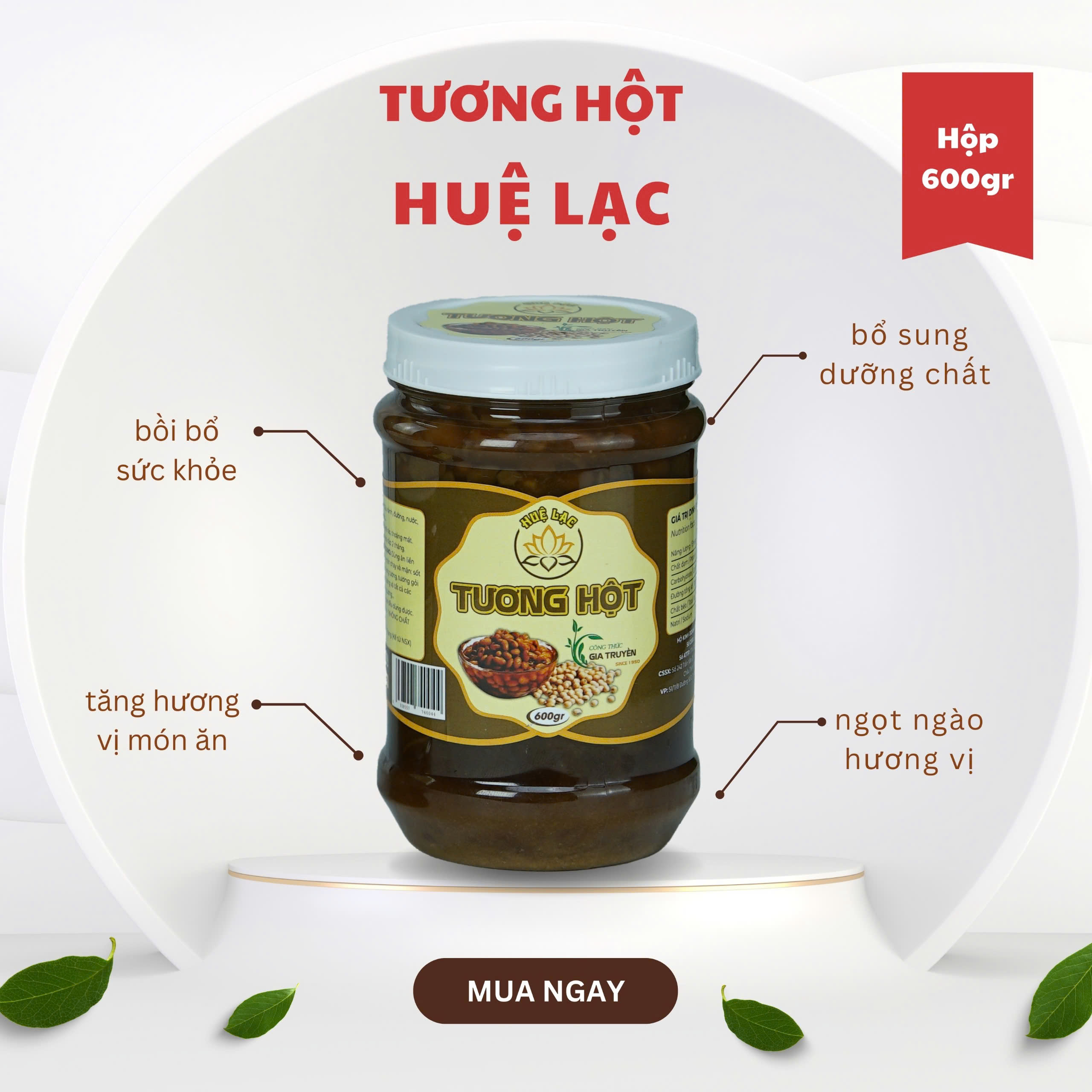 Tương Huệ Lạc – gia vị thơm ngon mùa ăn chay