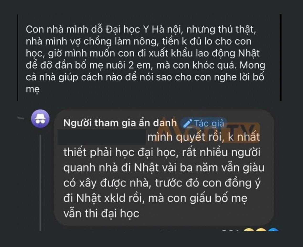 đỗ đại học nhưng bỏ nhập học