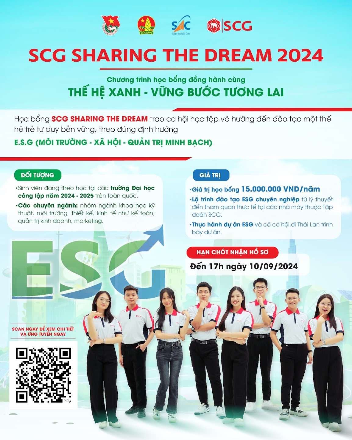 Phát động học bổng Sharing the Dream 2024 dành cho sinh viên xuất sắc