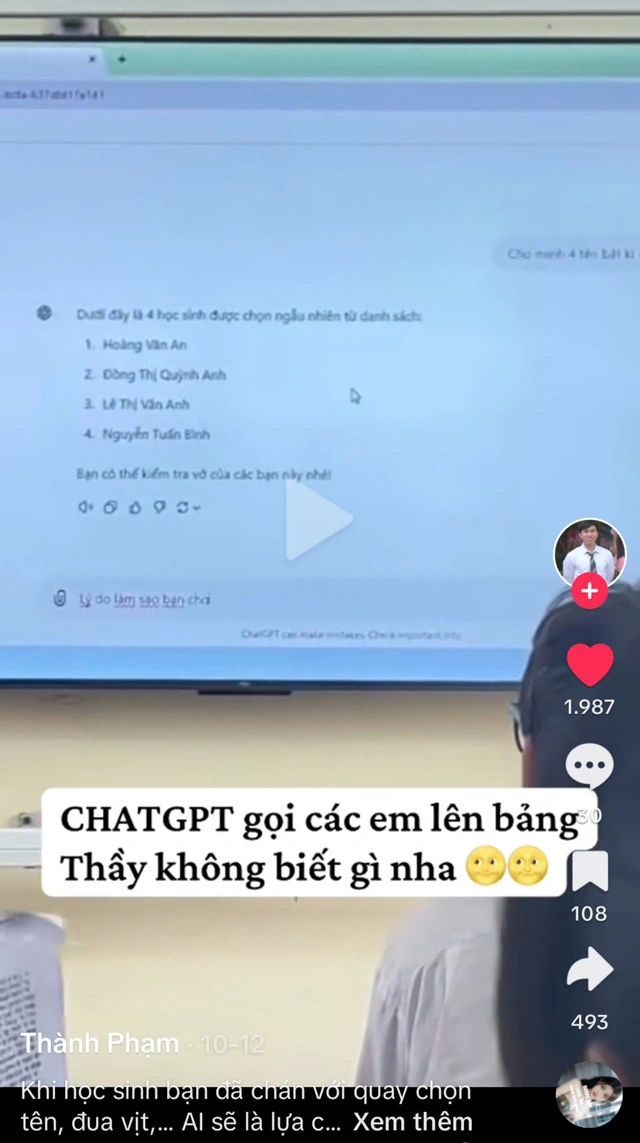 'Xé túi mù' bắt trend cách gọi trả bài độc lạ 