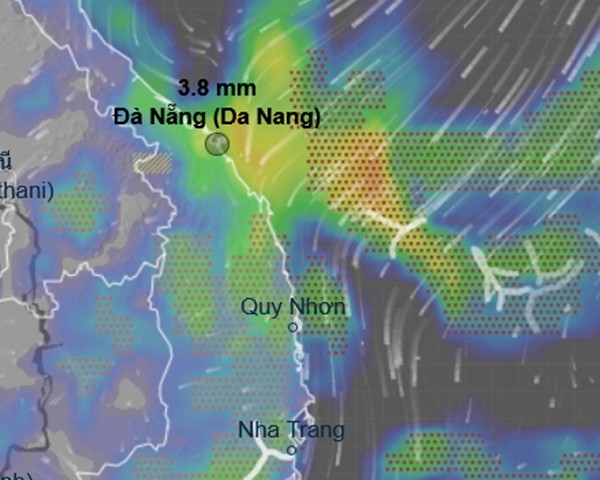 Dự báo của JMA cũng mới chỉ đến lúc bão Yinxing đi vào Biển Đông. Ảnh: JMA