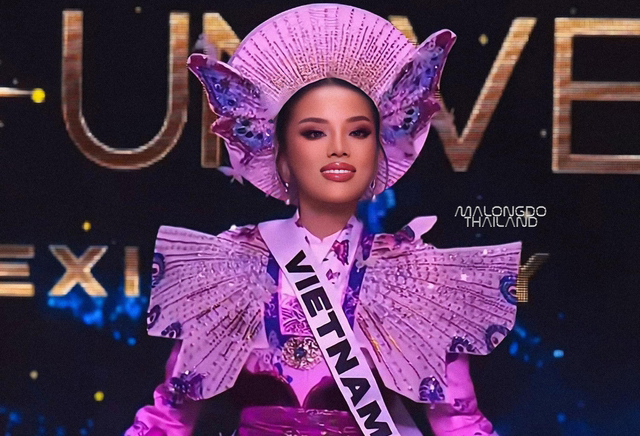 Hoa hậu Kỳ Duyên nổi bật với màn trình diễn đêm thi National Costume