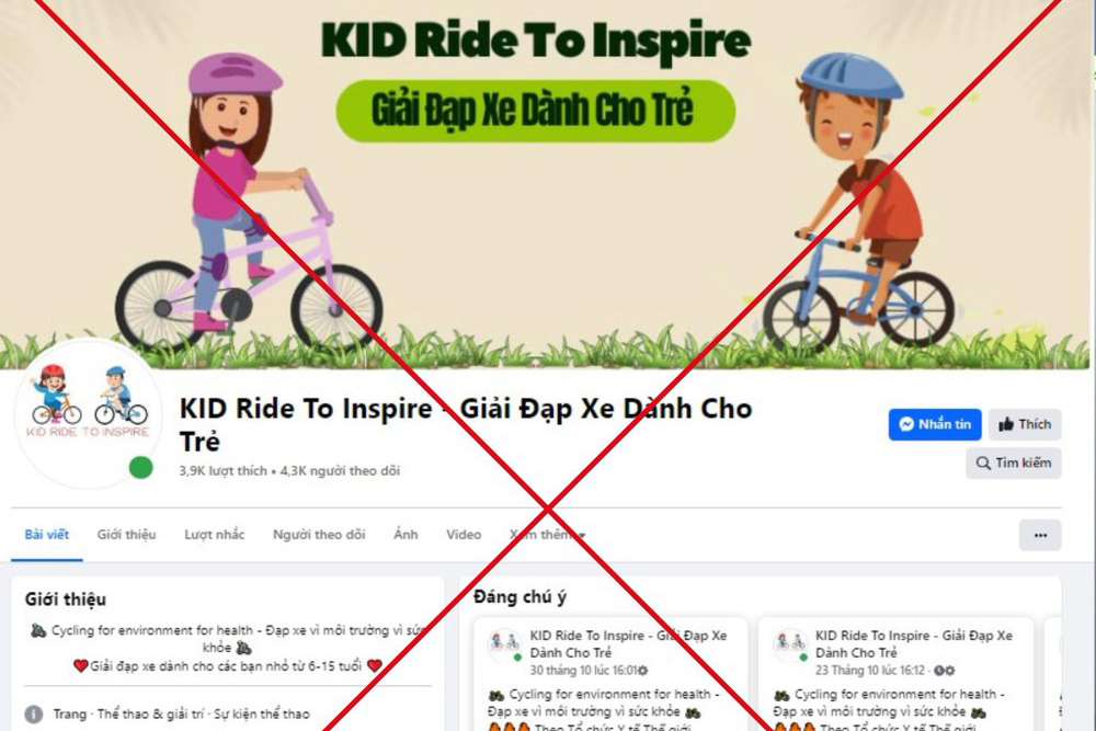 Bộ GD&ĐT cảnh báo giả mạo tổ chức giải đua xe đạp cho học sinh Ride To Insprise