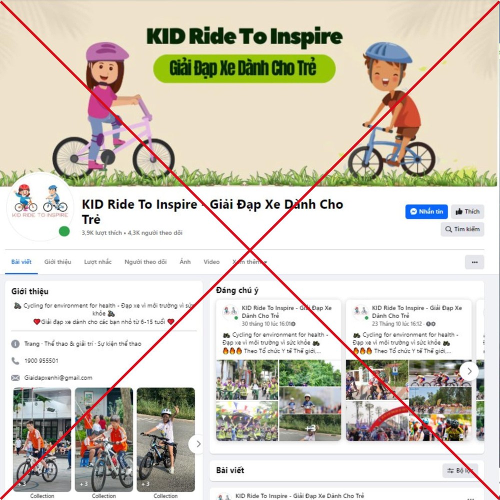 Bộ GD&ĐT cảnh báo giả mạo tổ chức giải đua xe đạp cho học sinh Ride To Insprise