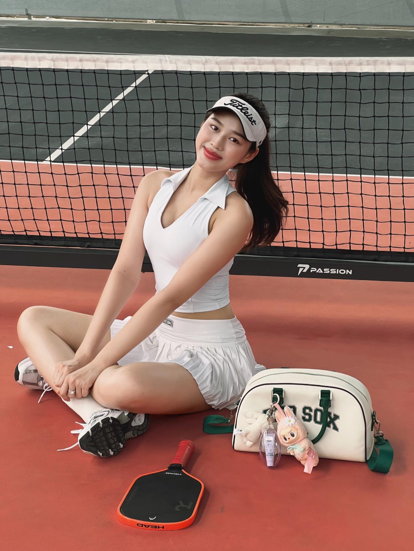 Gu thời trang tập Pickleball của Hoa hậu Đỗ Thị Hà 