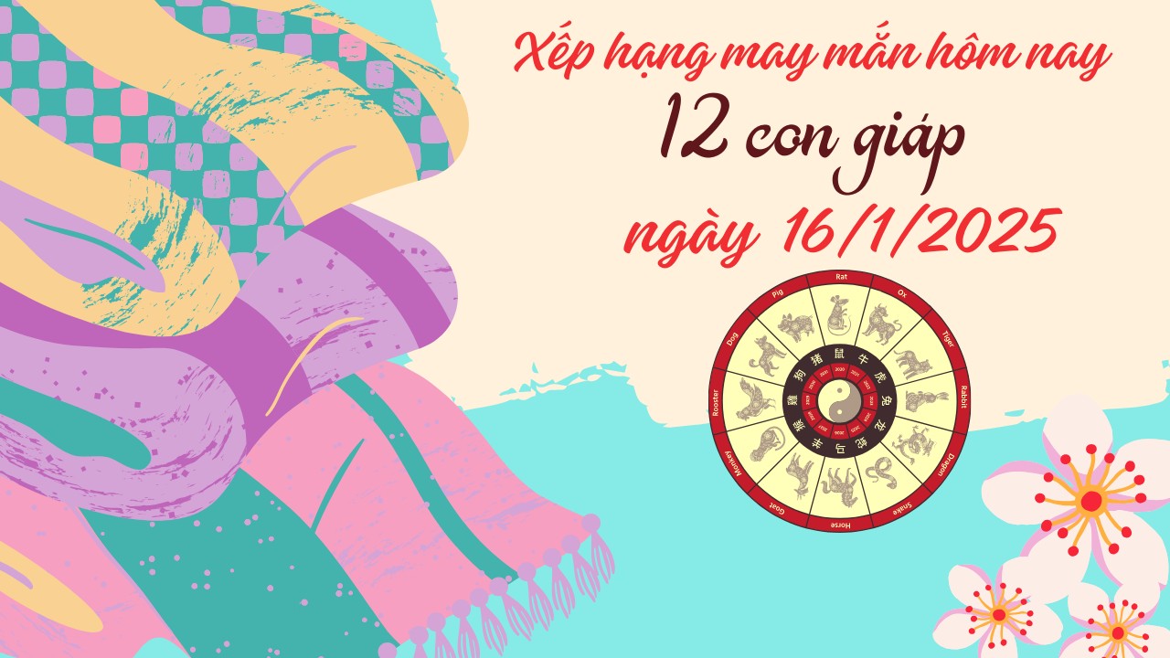 Những con giáp cực may mắn ngày mới 16/1/2025