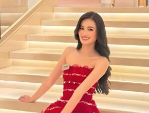 Hoa hậu Ý Nhi bị chê sến, mặc đồ như 'giấy gói quà'