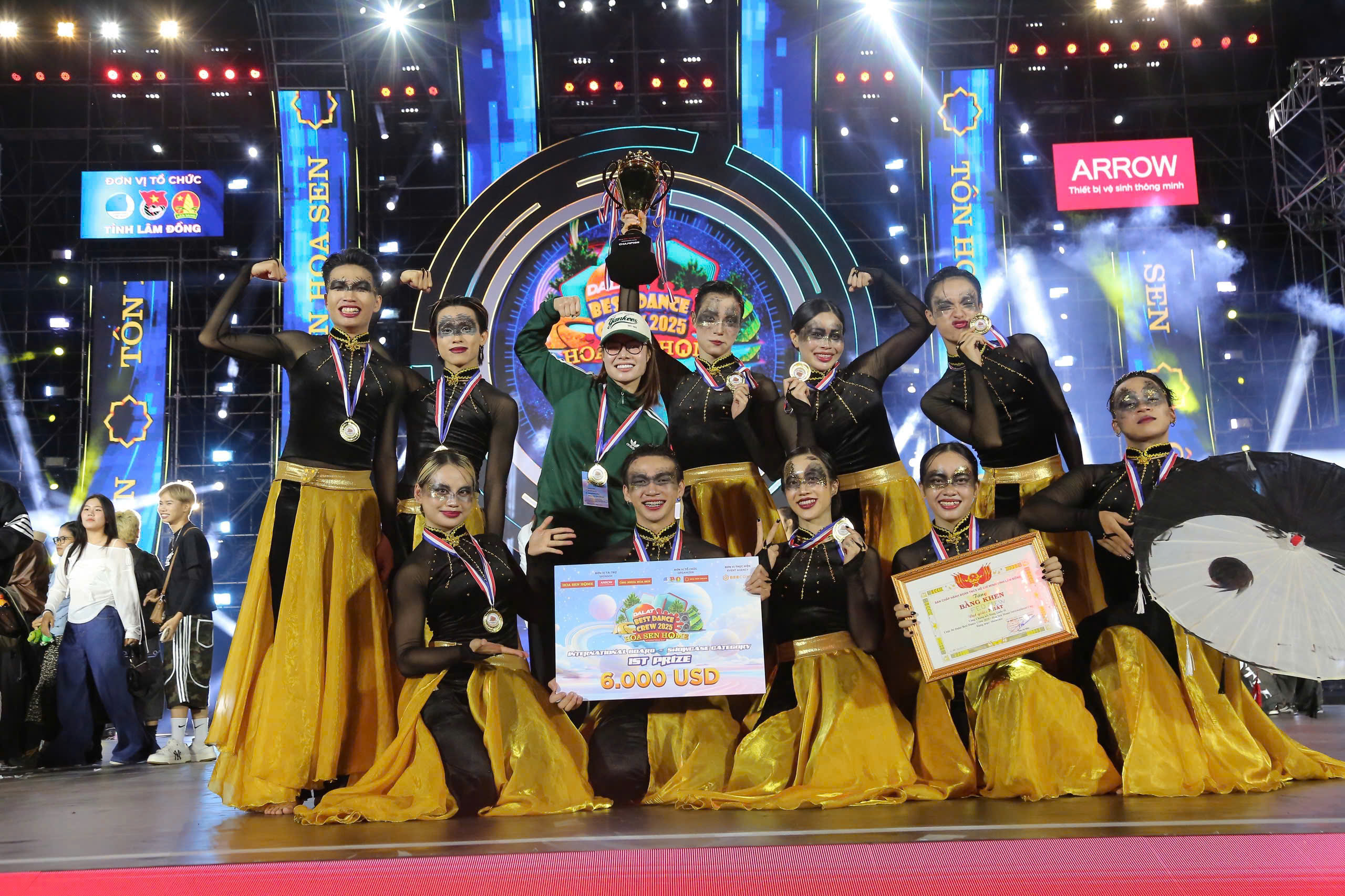 F.E.D CREW giành Quán quân hạng mục Showcase Bảng Quốc tế Dalat Best Dance Crew 2025
