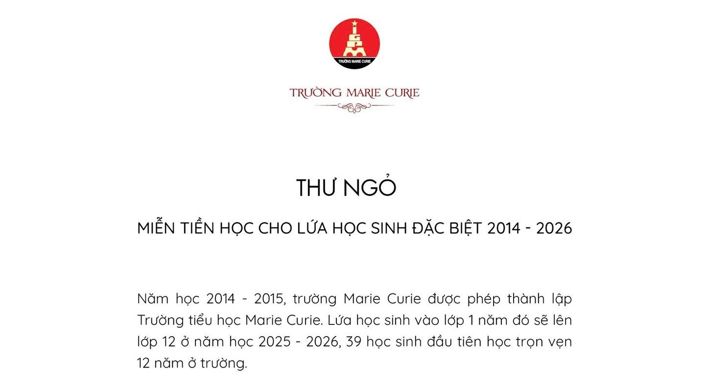 39 học sinh bất ngờ được miễn học phí với tổng gần 1,8 tỷ đồng
