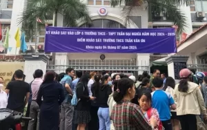 Thông tin chính thức về kỳ thi khảo sát vào lớp 6 của trường THCS-THPT Trần Đại Nghĩa