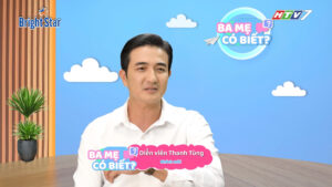 Diễn viên Huỳnh Xuân Tùng tại talkshow Ba Mẹ Có Biết