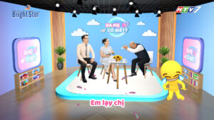 MC Quốc Thuận trò chuyện cùng hai khách mời