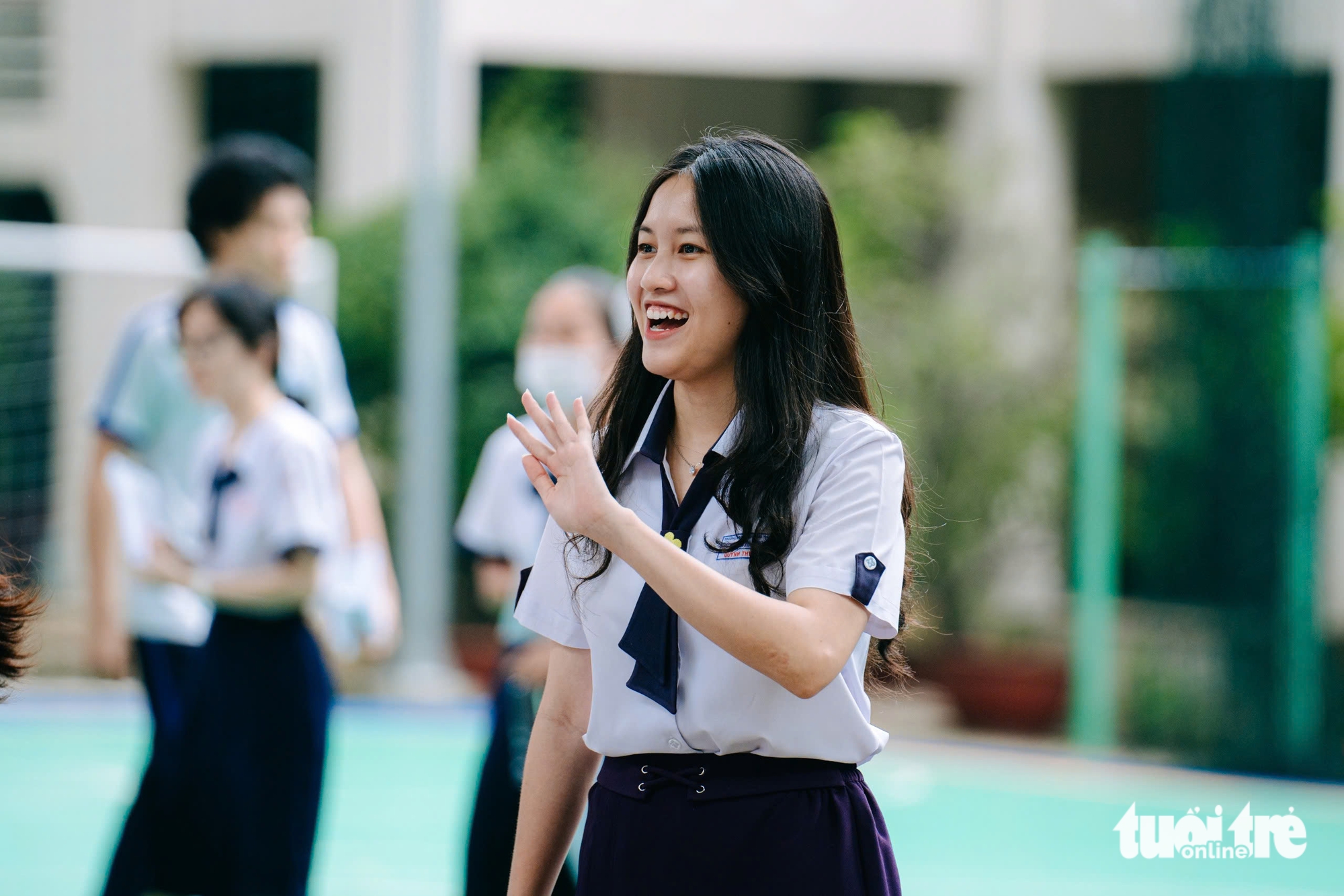 Thí sinh dự kỳ thi tốt nghiệp THPT ngày 26-6 tại TP.HCM - Ảnh: THANH HIỆP
