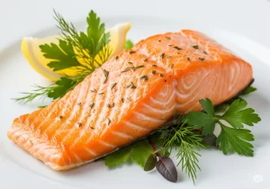 Bên cạnh ánh nắng mặt trời, vitamin D còn có trong cá hồi, trứng, sữa...