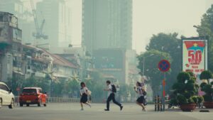 Tình bạn đẹp của Ánh Dương, Thành Lâm (giữa, Minh Khang thủ vai) và Đông Anh (bên phải, Yên Nhiên thủ vai) - Ảnh: NVCC
