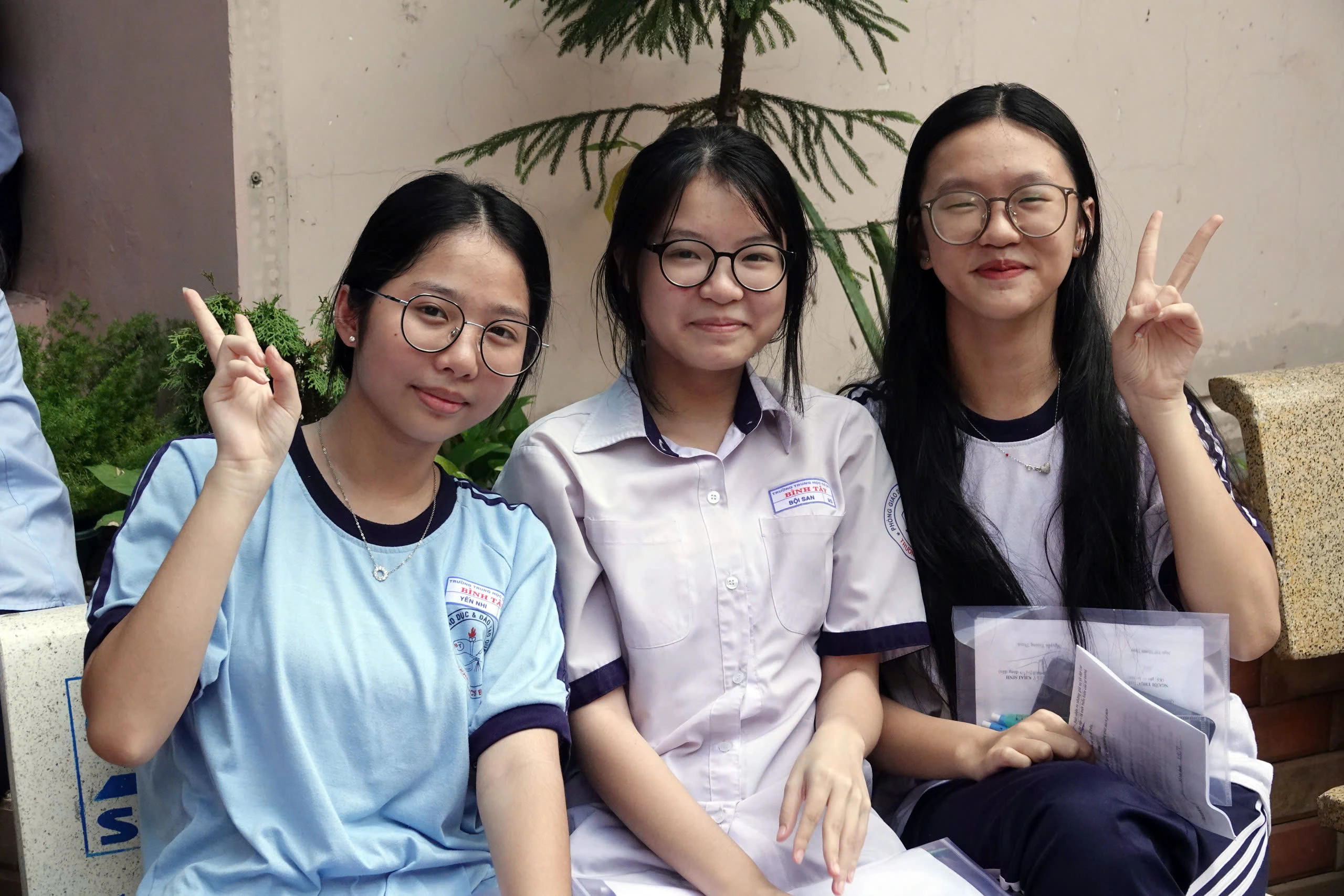 Thí sinh thi lớp 10 tại TP.HCM năm 2025. ẢNH: ĐÀO NGỌC THẠCH