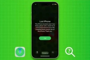 Lost Mode là tính năng bảo mật của ứng dụng Find My iPhone, cho phép khóa điện thoại từ xa và hiển thị thông báo kèm số điện thoại liên lạc (Ảnh: Getty).
