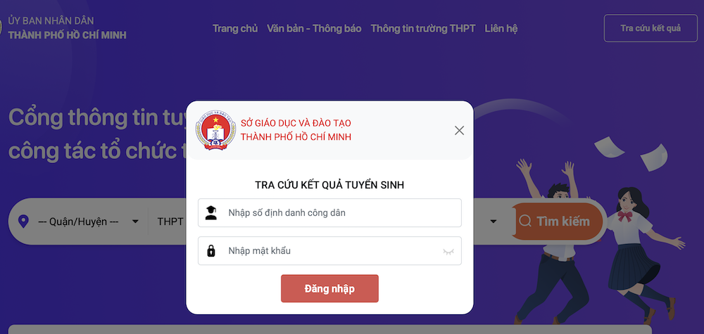 Công bố điểm thi lớp 10 TPHCM năm 2025
