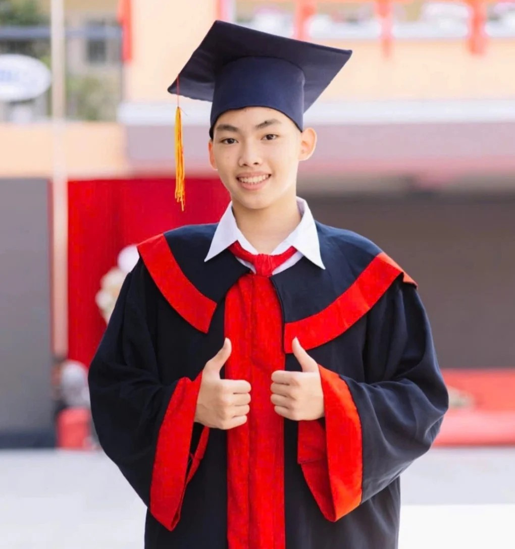 Lê Minh Đức, học sinh lớp 9A5 Trường THCS Ngô Sĩ Liên (quận Hoàn Kiếm, Hà Nội).