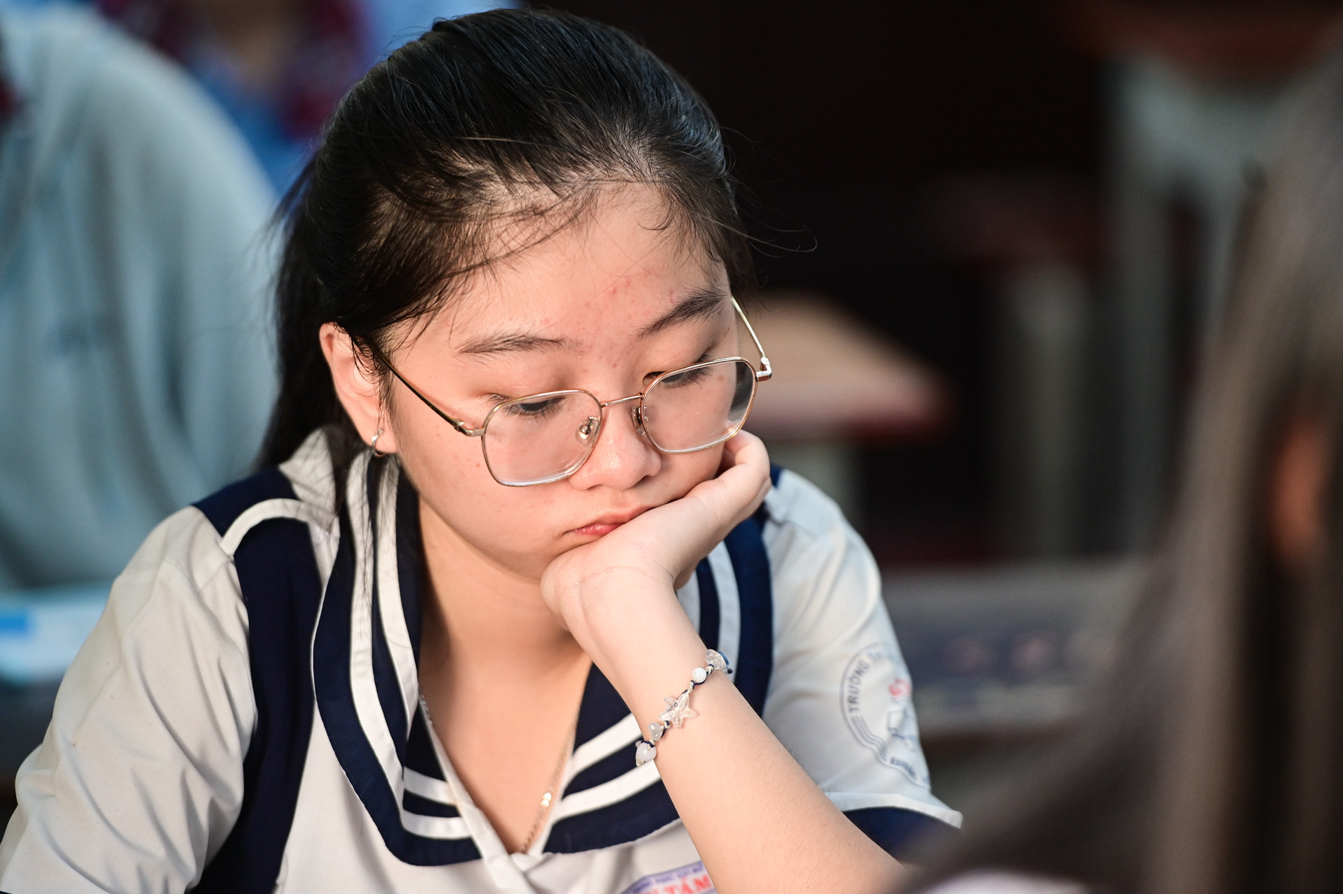 Thí sinh thi lớp 10 TPHCM. Ảnh: Nguyễn Huế