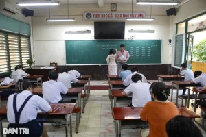 Thí sinh dự thi lớp 10 TPHCM năm học 2025-2026 (Ảnh: Phương Quyên)