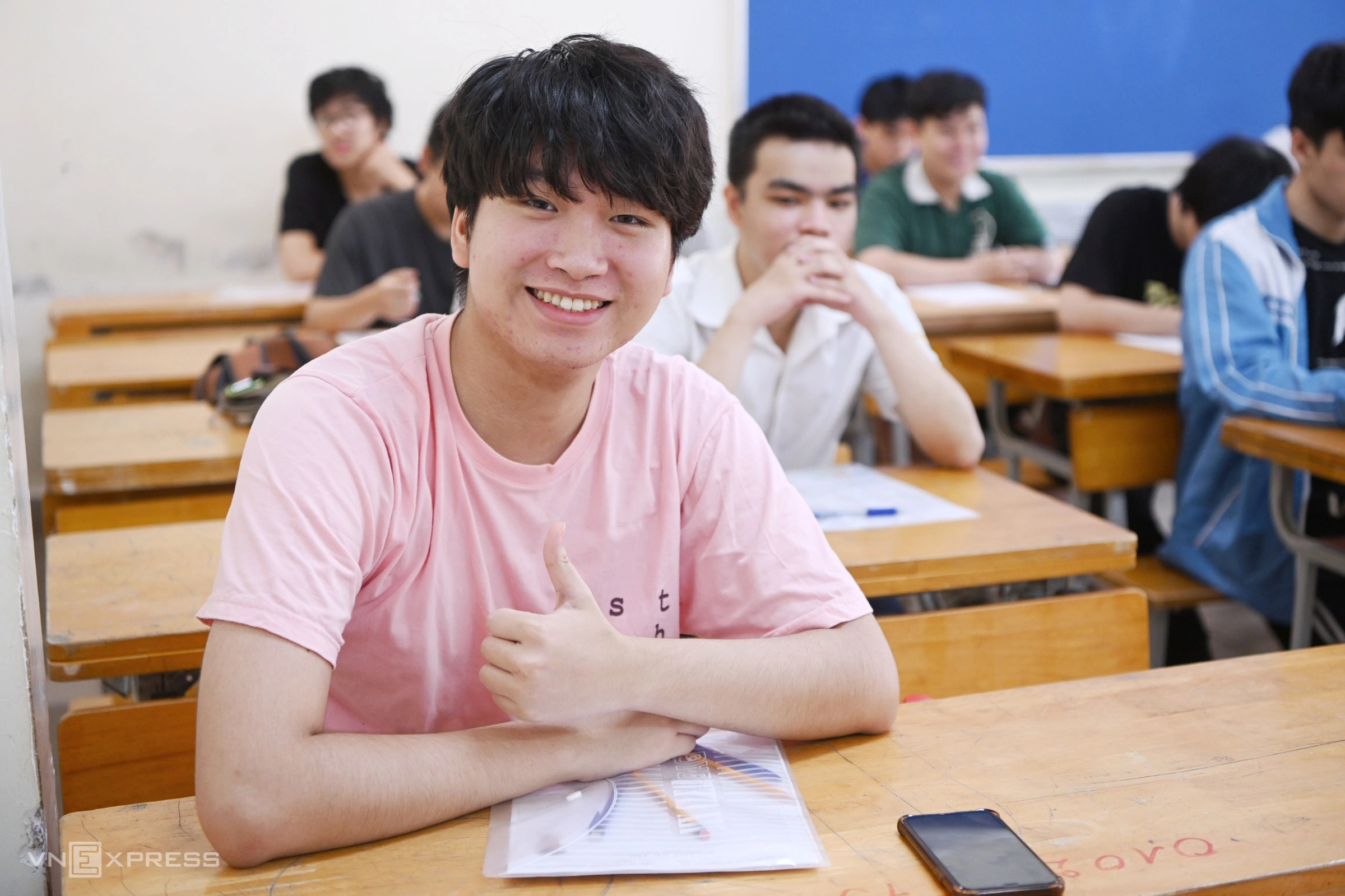 Thí sinh thi tốt nghiệp THPT 2024 tại Hà Nội. Ảnh: Giang Huy