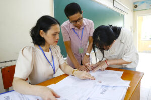 Thí sinh dự thi tốt nghiệp THPT năm 2025. Ảnh minh họa: Phạm Hải.