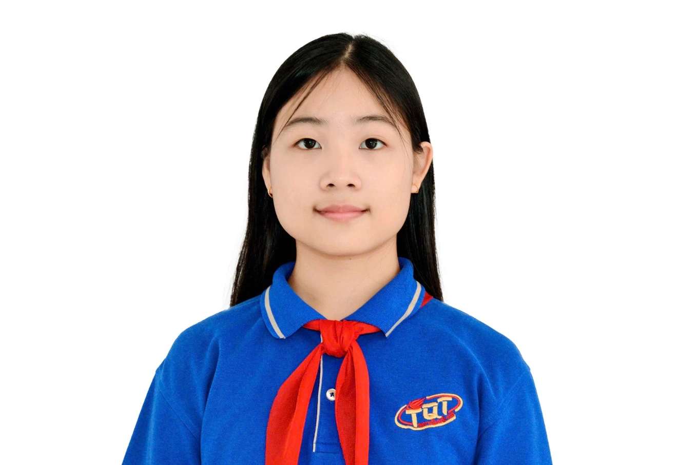 Em Lữ Trần Quỳnh Lan, học sinh Trường THCS Trần Quốc Toản 1, TP Thủ Đức là 1 trong 2 thủ khoa Kỳ thi tuyển sinh 10 TPHCM năm 2025 (Ảnh: Nhân vật cung cấp).