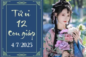 Tử vi 12 con giáp hôm nay ngày 4/7/2025: Dần nóng vội, Ngọ khó khăn