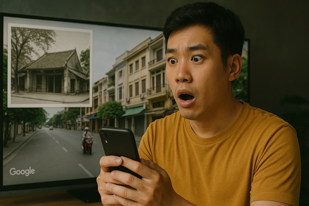 Trào lưu "nhìn lại quá khứ" qua Google Maps đang gây "bão" mạng