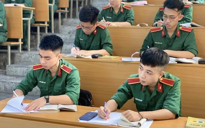 Trường quân đội xét tuyển khối C00 năm 2025, điểm chuẩn ở mức cao. Ảnh: VGP