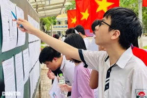 Thí sinh xác nhận nhập học từ 13h30 ngày 10/7 đến hết ngày 12/7 (Ảnh: Mỹ Hà).