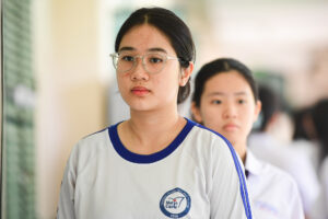 Thí sinh thi tốt nghiệp THPT tại TPHCM. Ảnh: Nguyễn Huế