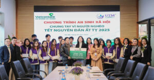 Chương trình an sinh xã hội giữa Ngân hàng Vietcombank và Nhà trường