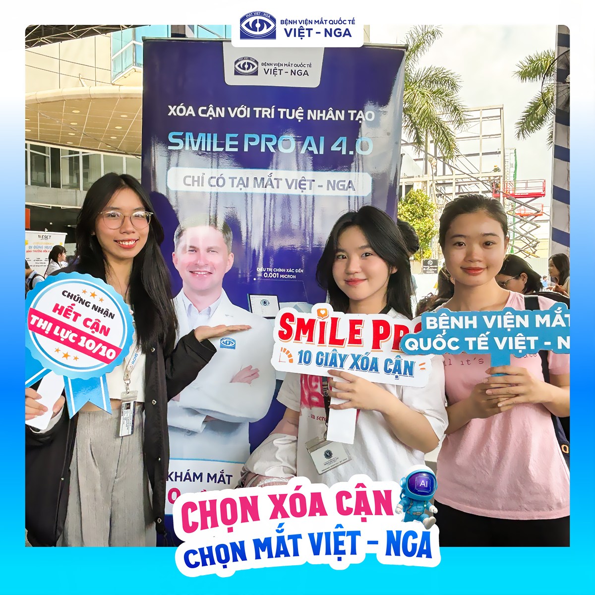 Mắt Việt – Nga đồng hành cùng Tân sinh viên K50 Trường Đại học Luật TP.HCM