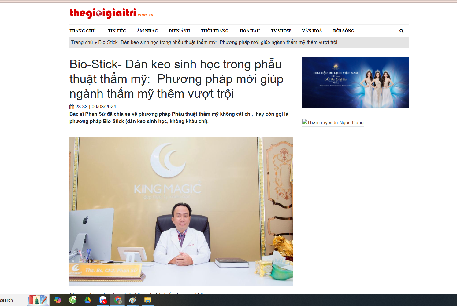 Câu chuyện Bio-Stick: Khi cái đẹp không cần kim chỉ