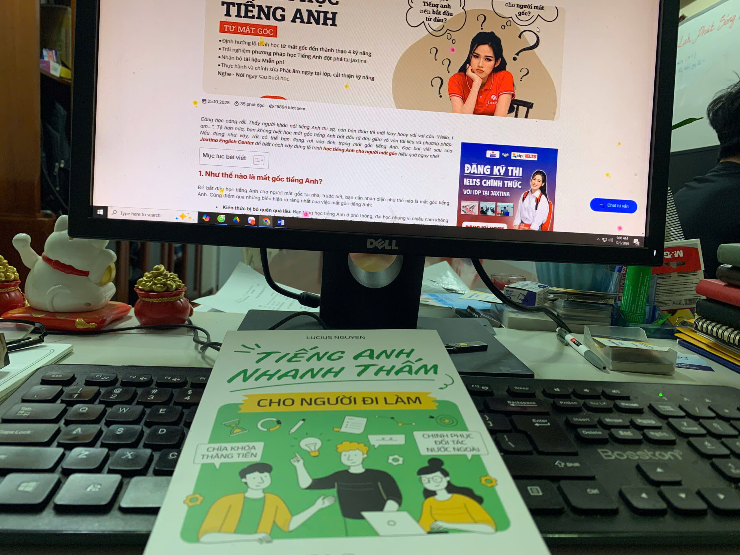 Tiếng Anh, Nhanh Thấm”: Cuốn sách giúp người đi làm tự tin giao tiếp và mở lối thăng tiến