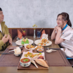 Phương Lan dẫn Bảo Bảo khám phá nhà hàng chay chuẩn Michelin